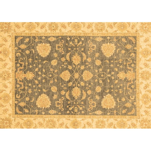 Ahgly Company Indoor Rectangle Oriental Brown Traditional Area Rugs, 2' x 3'