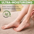 thumbnail image 2 of 24 Pairs Moisturizing Foot Masks with Aloe Vera Extract & Jojoba Oil, Intensely Hydrating Foot Mask For Dry Cracked Feet, Moisturizing Socks for Cracked Heel Treatment, 2 of 2