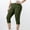 Green, variant on Amzcrzy Plus Size Yoga Pants Trendy Knitted Grooves Womens Pants Casual Elastic Waist Capri Pants Comfy Oversized Solid Color Women Leggings
