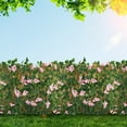 thumbnail image 2 of Artificial Leaf Fence Expandable Faux Leaf Privacy Fence Realistic Leaf Screen Hedge Grass Decorative Backdrop for Garden Patio Yard Balcony Home Decoration, 2 of 10