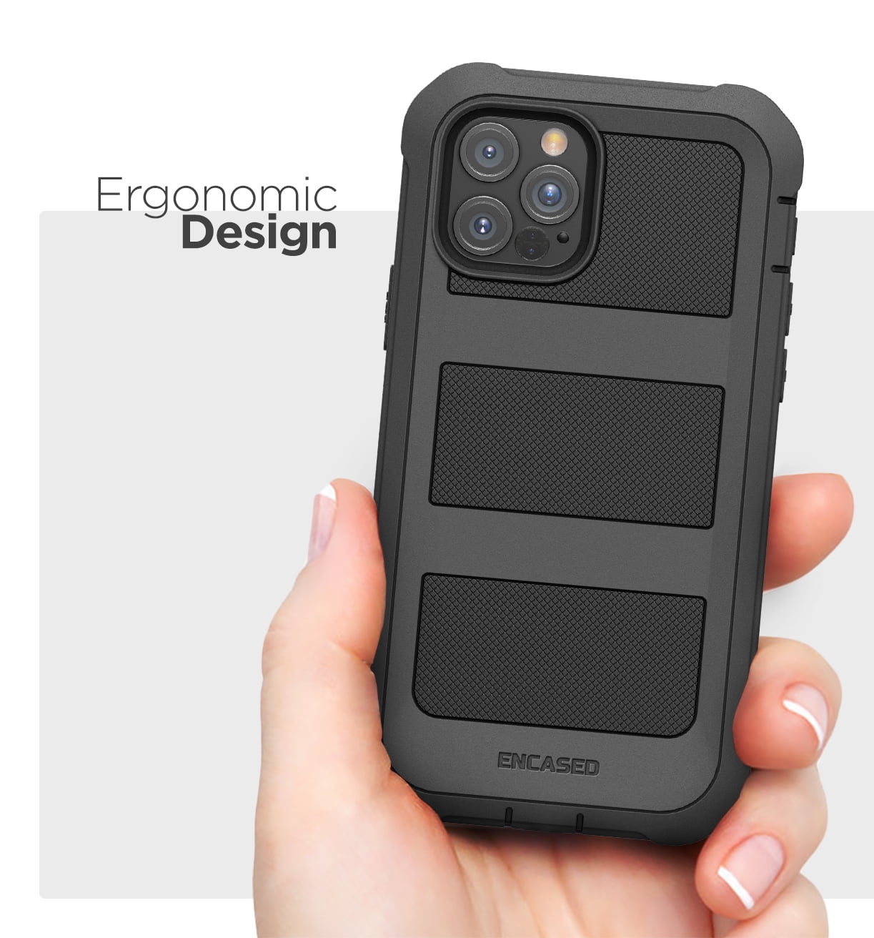 Encased Apple iPhone 12 Pro Max Case with Screen Protector Encased Apple iPhone 12 Pro Max Case with Screen Protector