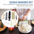 thumbnail image 4 of Kit para Hacer Sushi Herramientas para Hacer Comida Japonesa Molde para Sushi Herramientas de Cocina Juego de Bricolaje A, 4 of 5