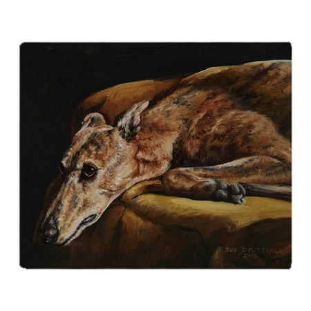 - CafePress - Greyhound Resting - Soft Fleece Throw Blanket, 50