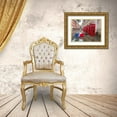 thumbnail image 3 of Frank, Assaf 32x25 Gold Ornate Wood Framed with Double Matting Museum Art Print Titled - Telephone boxes with umbrellas, 3 of 4