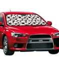 thumbnail image 2 of Kdxio Cute Baseball Print Front Windshield Sun Shade,Folding Auto Sunshade for Car Truck SUV-Medium, 2 of 7