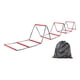 thumbnail image 3 of Escalera de agilidad 42 CMX42 CM Ejercicio deportivo exterior Rugby Balance de coordinación multifuncional Equipo de entrenamiento Escala de velocidad 10 cuadrículas con bolsa, 3 of 8