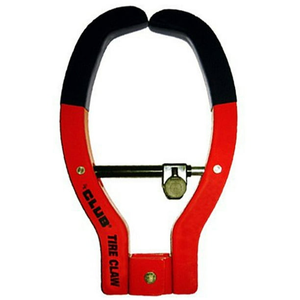 The Club Tire Claw Motorcycles and Scooter Anti-Theft Device, Red - Walmart.com - Walmart.com
