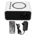 thumbnail image 1 of Mini projecteur portable Full HD 1080P LED, projecteur de cinéma maison pour iOS et Android, prise américaine blanche, 1 of 4