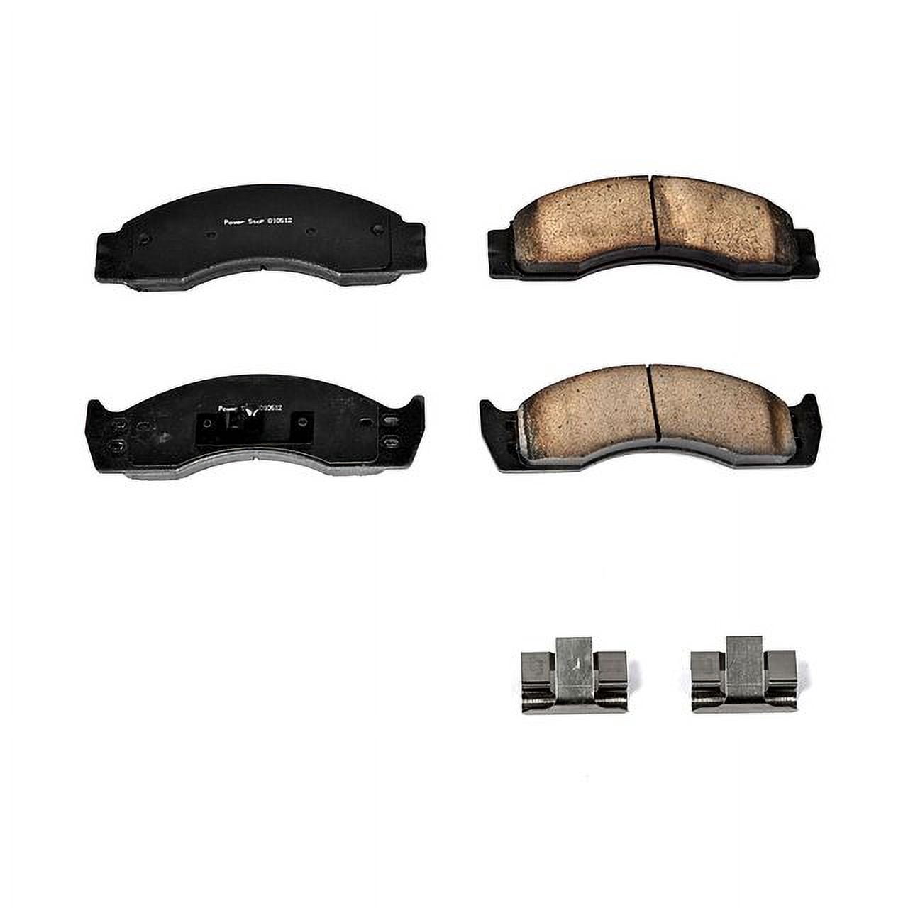Power Stop Front/Rear Z17 Evolution Ceramic Brake Pads with Hardware 17-411