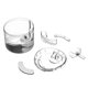 thumbnail image 2 of Cat Water Fountain, Dog Water Dispenser, 2L Super Quiet Automatic Pet Drinking Fountain 2 Water Modes for Cats, Dogs, Multiple Pets, 2 of 5