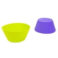 thumbnail image 5 of WWG 12 Piece Silicone Muffin Cupcake Baking Cups Reusable Round Pudding Mold 6.5x4.5x3.3cm 2.6x1.8x1.3in Non Stick for Oven Microwave, 5 of 5