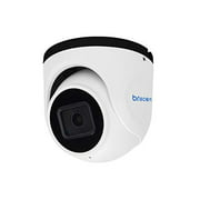 Brillcam UHD 5MP Outdoor Camera, Smart Security IP Camera, PoE, 100ft Night Vision, Onvif, 2.8mm Lens, IP67 Weatherproof, Built in Audio and MicroSD Slot with Surveillance/Motion Detection