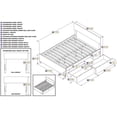 thumbnail image 3 of Atlantic Furniture Lit de Rangement Complet Orlando en Blanc, 3 of 4