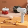 thumbnail image 4 of Dvkptbk Egg Beater Two-in- Wireless Cooking Machine Small USB Charging Hand-held Beater Garlic Minced Meat Auxiliary Food Kitchen Gadgets on Clearance, 4 of 5