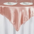 thumbnail image 6 of BalsaCircle 60" x 60" Mauve Square Satin Table Overlays Wedding Catering Linens Tablecloth, 6 of 7