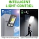 thumbnail image 5 of Luces solares para exteriores, sensor de movimiento, resistentes al agua IP65, 3 modos de luz, control remoto, apliques para valla, jardín, patio, luces solares para jardín, luces con sensor, 5 of 9