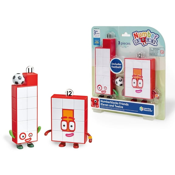 Learning Resources Numberblocks 11 and 12 Figure Set