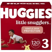 Huggies Little Snugglers Baby Diapers, Size 3, 120 Ct