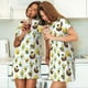 thumbnail image 4 of Easygdp Funny Avocado In Mexican Clothes Camisón de manga corta para mujer, informal, estampado, 4 of 6