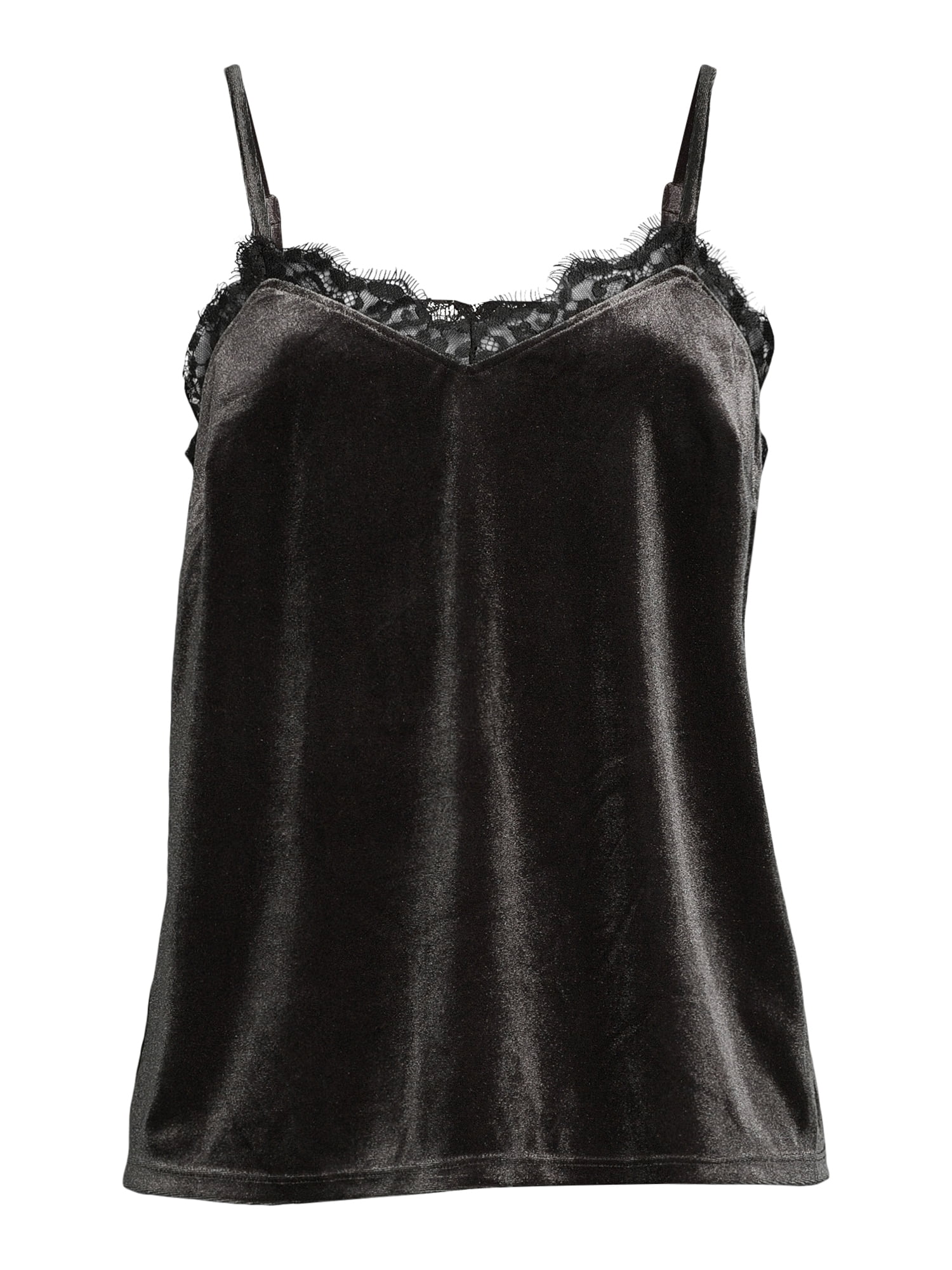 No Boundaries Juniors’ Velvet Cami Top