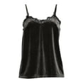 thumbnail image 5 of No Boundaries Juniors’ Velvet Cami Top, 5 of 5