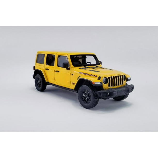 2019 Jeep Wrangler Rubicon, Yellow - GT Spirit US026 - 1/18 scale Resin  Model Toy Car 