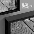 thumbnail image 4 of wall26 - 3 Piece Framed Canvas Wall Art - Brooklyn Bridge New York City, USA in Black and White - Modern Home Art Stretched and Framed Ready to Hang - 24"x36"x3 Black, 4 of 5