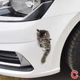 thumbnail image 1 of Car Stickers Personality Creative 3d Three-Dimensional Kitten Car Stickers Cute Cartoon Cat Funny Car Body Scratch Cover Stickers, 1 of 1
