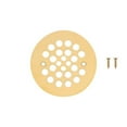 thumbnail image 1 of Premier Copper Products D-415PB Couvercle de Vidange de Douche Ronde de 4,25 Po&44; Laiton Poli, 1 of 1