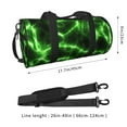 thumbnail image 5 of Sigee Green Lightning Printed Multi-compartment Sports Gym Bag for Men and Women Large Capacity Travel Bag, Overnight Bag, 5 of 8