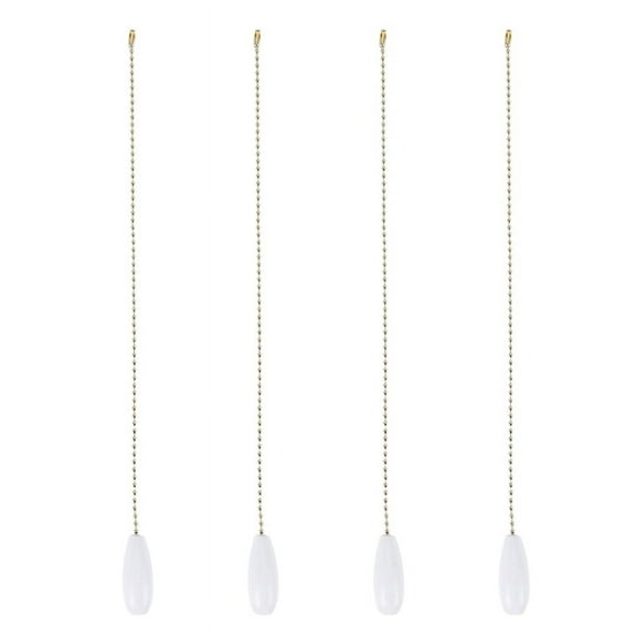4 Pieces Ceiling Fan Chain Pulls Wooden Pull Chain Extension Pull Chain for Ceiling Light Lamp Fan Chain