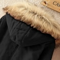 thumbnail image 5 of Feimerou Plus Size Winter Coats for Women Warm Sherpa Fleece Lined Parka Coat Thicken Windproof Anoraks Jackets Overcoats, 5 of 7