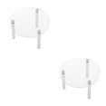 thumbnail image 3 of mmirethe Clear Acrylic Toy Display Show Stand Shelf 5.5cm 2Set, 3 of 6