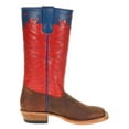 thumbnail image 5 of Olathe Boot Company Boys Toast Bison-Red and Blue Spider Web 9 Child Brown, 5 of 5