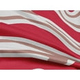 thumbnail image 4 of oneOone Rayon Bright Red Fabric Stripes Craft Projects Decor Fabric Printed By The Yard 56 Inch Wide-MPG, 4 of 4