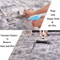 thumbnail image 6 of Oyajia Area Rugs Fluffy, Machine Washable Soft Furry Area Rugs, Rubber Backing, for Baby Nursery, Bedroom, Living Room, 5x8ft, Light Gray, 6 of 8