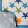 thumbnail image 3 of Superior Juniper Stars Indoor Outdoor Area Rug, 6' x 8' 10", Cream, 3 of 7