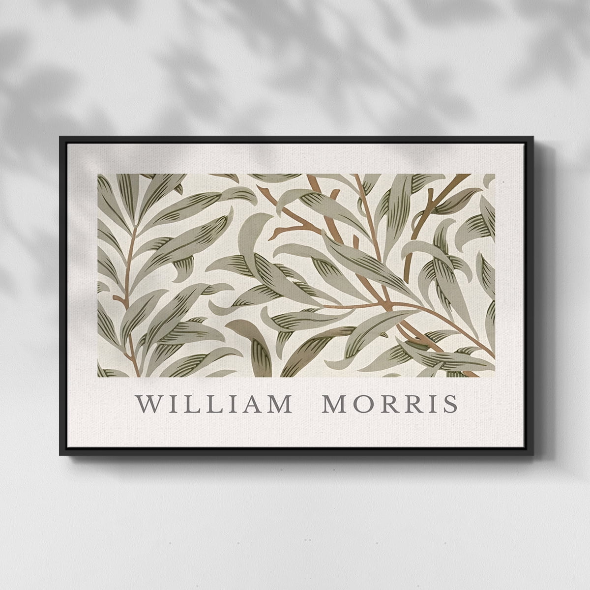 Vintage Botanical Print-LXIII By Wexford Home Framed in Black Wood Gallery Wrapped Canvas 27 in. x 41 in.