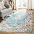 thumbnail image 2 of SAFAVIEH Aria Nita Oriental Area Rug, Ivory/Navy, 3' x 5', 2 of 8