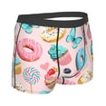 thumbnail image 3 of Kll Cupcakes And Donuts Men'S Cotton Boxer Briefs Underwear-Large, 3 of 9