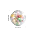 thumbnail image 3 of Bead Ball Squishy Stress Relief Toy Slow Rising Soft Squeeze Ball Sensory Fidget Toy for Anxiety ADHD Autism Kids Adults Portable Hand Therapy Stress Ball, 3 of 9