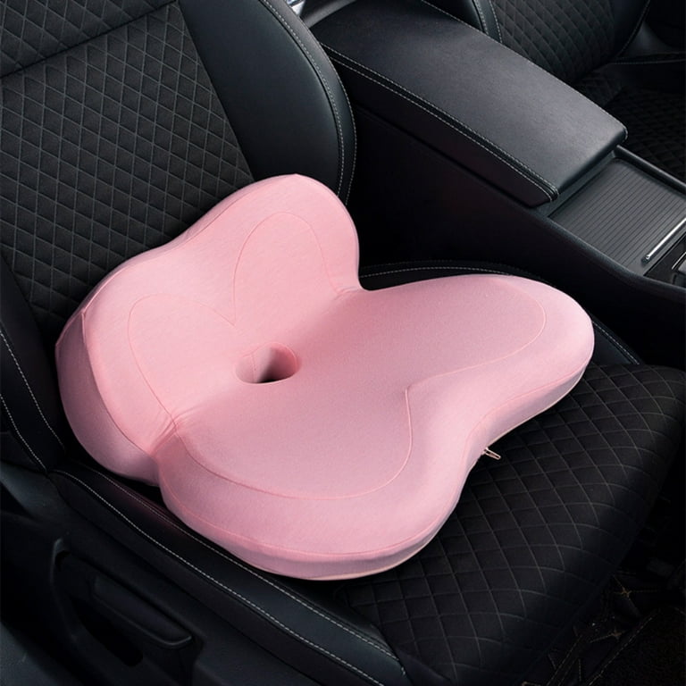 Seat Cushion Car Seat Memory Foam Cushion with Carry Non Slip Bottom Pain Relief Coccyx Cushion for Home Office Chair Pad Walmart