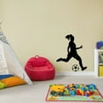 thumbnail image 3 of Sport Girl Silhouette Soccer Player Field Goal Big Kick Own Goal Kicker Soccer Silhouette Wall Sticker Vinyl Decal Home Decor For Girl Children Room Home Bedroom Decoration Sticker Size (40x40 inch), 3 of 3