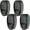 Black, variant on 4 Pack Plug In Air Purifier, Negative Air Ionizer for Home, Air Freshener Odor Reducer Portable Air Purifiers for Odor, Dust, Smoke, Pets Smell-White