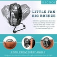 thumbnail image 4 of O2COOL 4" USB Personal Desk Fan – Portable Mini Table Cooling Fan - Plugs into Computer - Adjustable 360° Tilt, Quiet,, 4 of 5