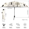 thumbnail image 3 of FORMRS Travel Umbrella Folding Auto Open Close Windproof Rain UV Protection, Winter Forest, 3 of 8