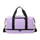 thumbnail image 1 of Mini bolsa de lona para gimnasio, ligera, con correa ajustable para el hombro, para debajo del asiento. Violeta, 1 of 9