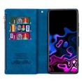 thumbnail image 6 of for iPhone 16 Plus Case Zipper Wallet with 9 Card Holder, iPhone 16 Plus Case for Women Men, Strap Wristlet Wristband Magnetic Closure Kickstand Flip Phone Cover for iPhone 16 Plus, Blue, 6 of 7