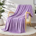 thumbnail image 2 of Exclusivo Mezcla Soft Throw Blanket, 50"x60", Light Purple, 2 of 6