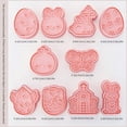 thumbnail image 3 of EUDIDV Baking Biscuit Molds Easter Cookie Bunny Easter Cookie Fondant Baking Tool Ten-piece Set Biscuit Mold Shape, 3 of 6